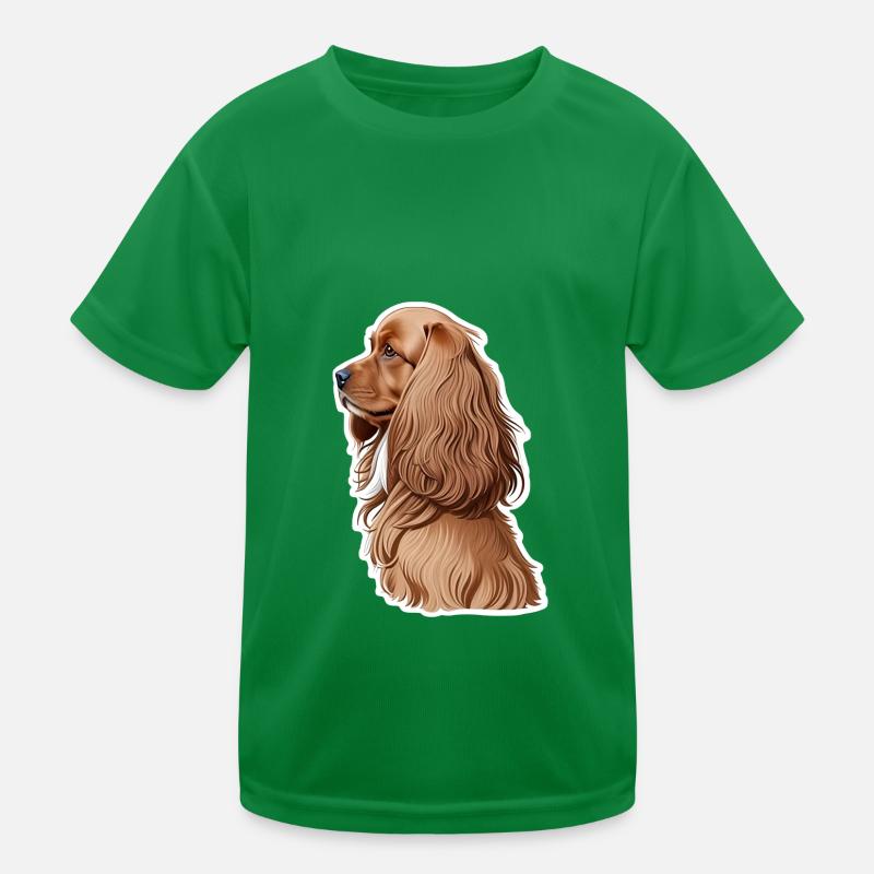 Cocker Spaniel Kinder Funktions-T-Shirt