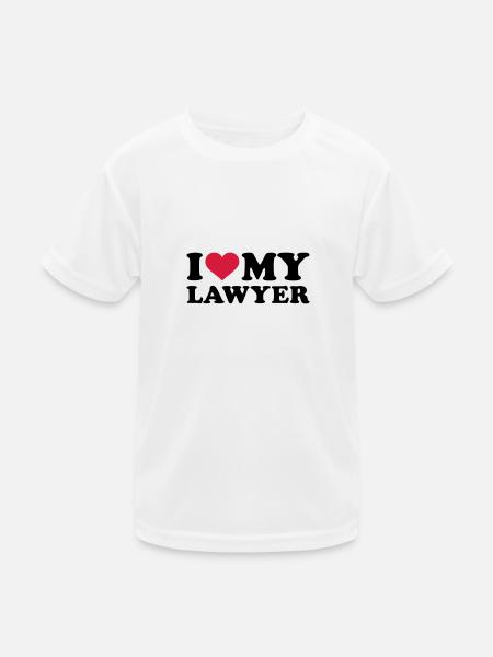 Anwalt - Kinder Funktions-T-Shirt - Weiß - Vorne
