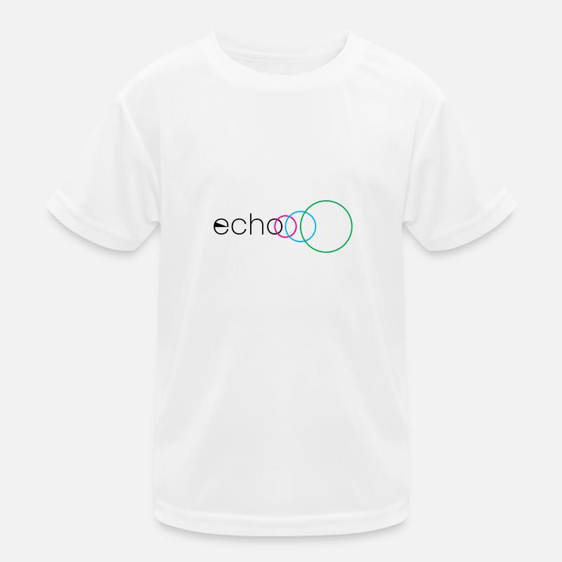 Echo-Logo mit 4 Farben Kinder Funktions-T-Shirt