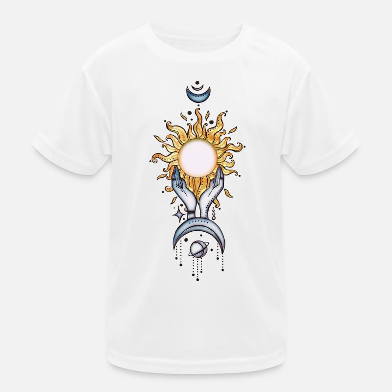 Sonne und Mond Kinder Funktions-T-Shirt