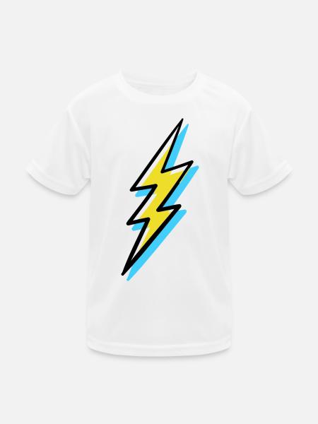 Vanguard Style Lightning - Kids Functional T-Shirt - white
