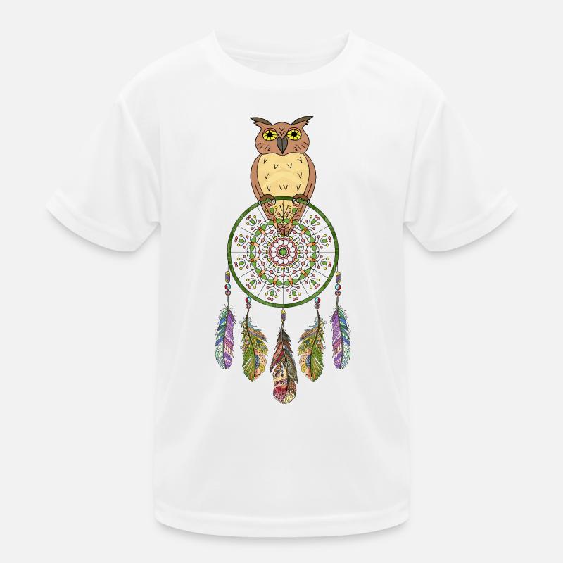 Eulenvogel Kinder Funktions-T-Shirt