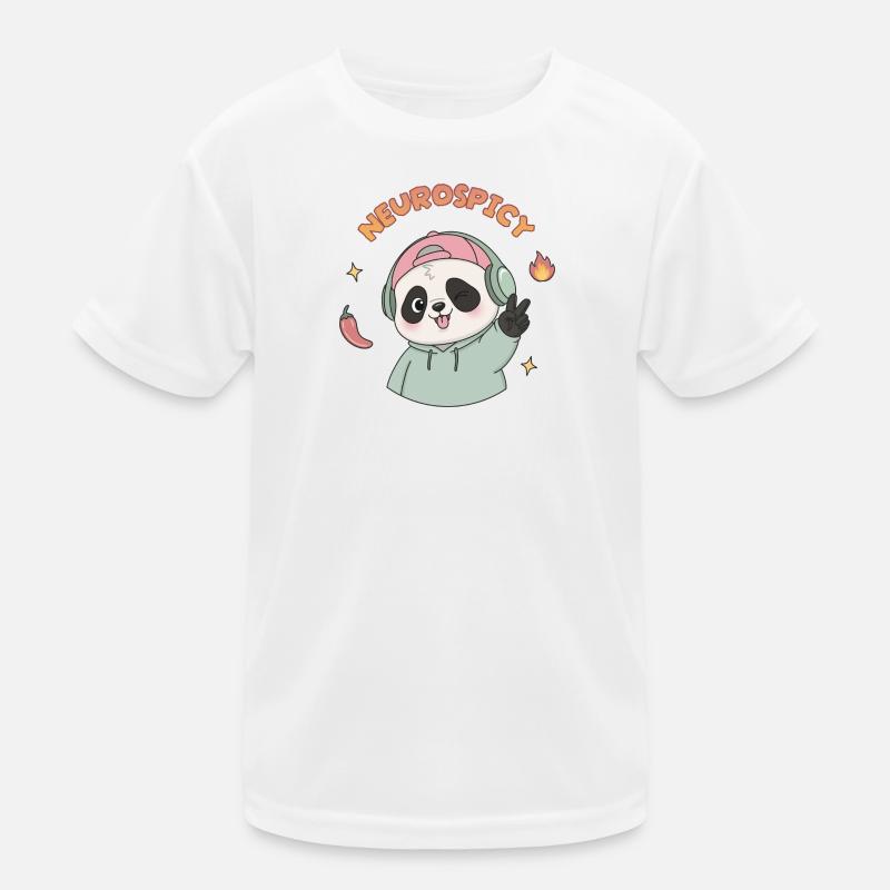 Neurospicy Panda Kids Functional T-Shirt