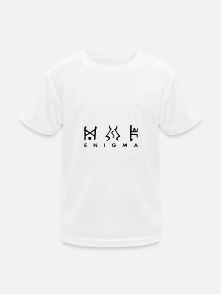 d2r runeword Enigma - Kids Functional T-Shirt - white - Front