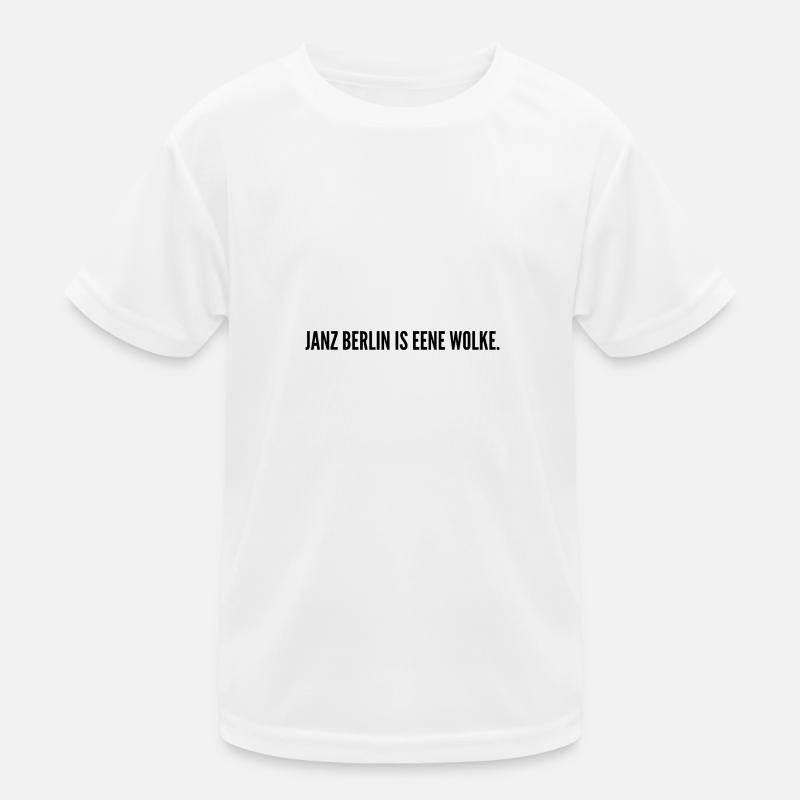 Berliner Schnauze Kinder Funktions-T-Shirt