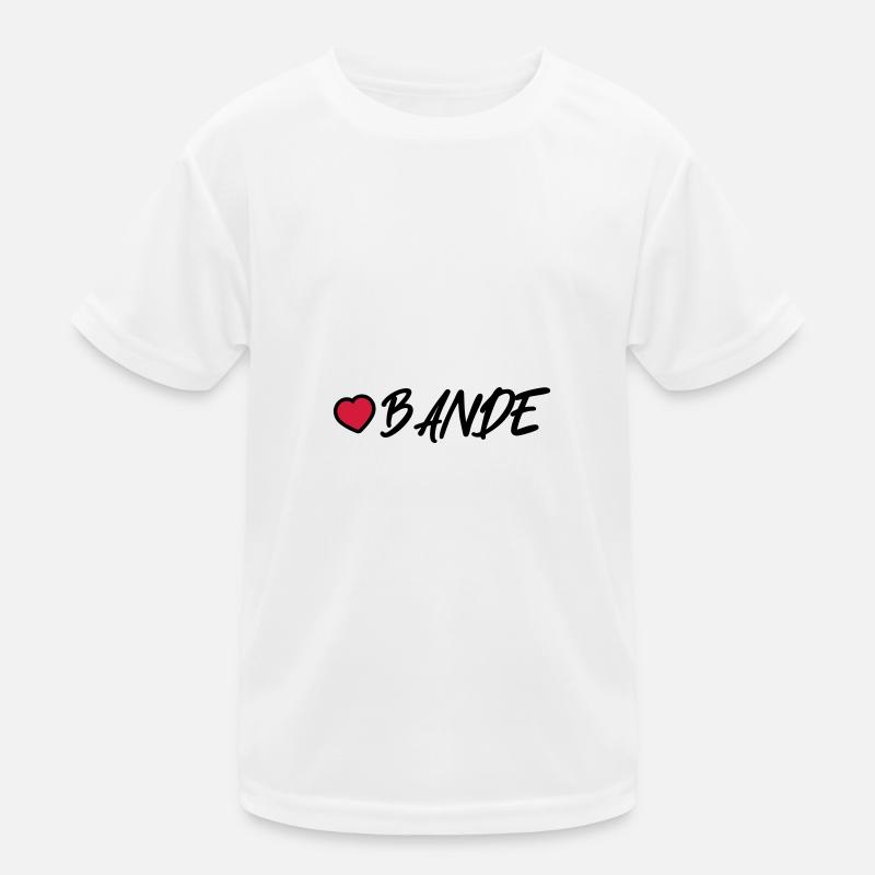 Bande Herz Kinder Funktions-T-Shirt