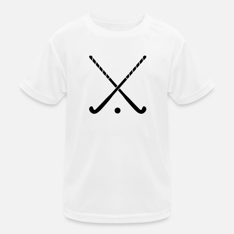 Hockey Schläger Farbwechsel Kinder Funktions-T-Shirt
