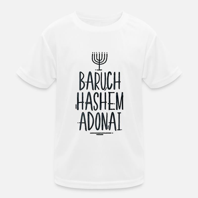 Baruch HaShem Adonai Kinder Funktions-T-Shirt