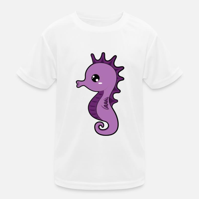 Seepferdchen Kinder Funktions-T-Shirt