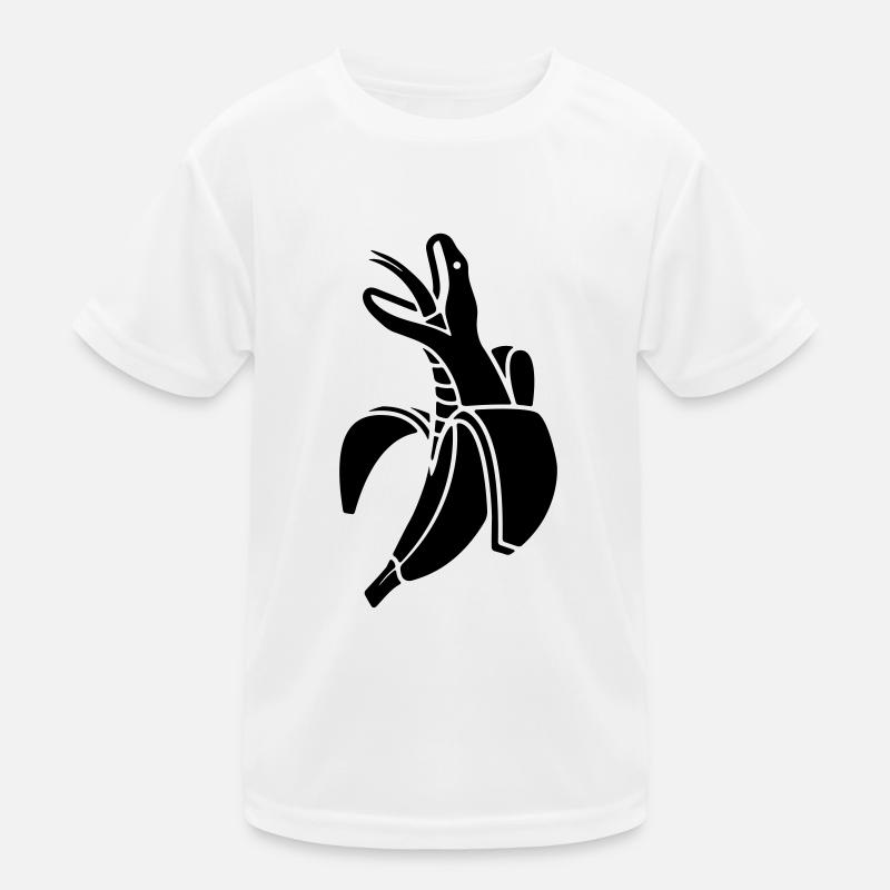 Bananen Schlange Kinder Funktions-T-Shirt