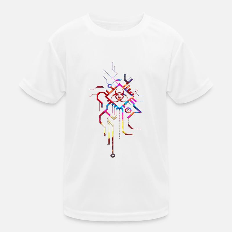 Hacking hackers hacker computer malware esport trojan Kids Functional T-Shirt