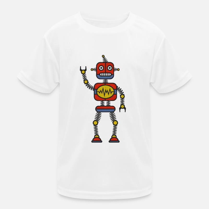 Roboter Kinder Funktions-T-Shirt