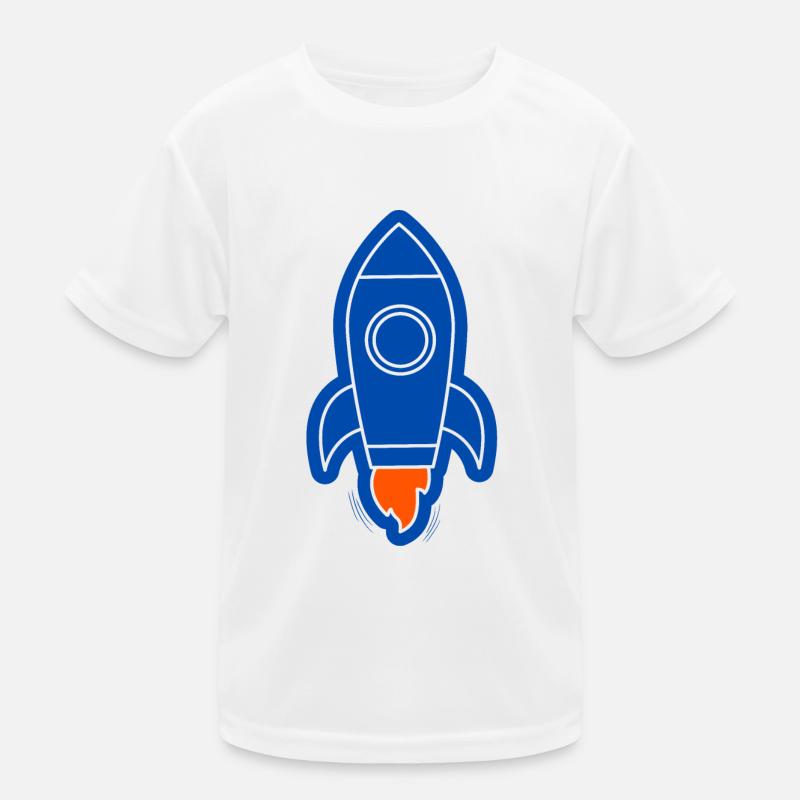 Space rocket Kids Functional T-Shirt
