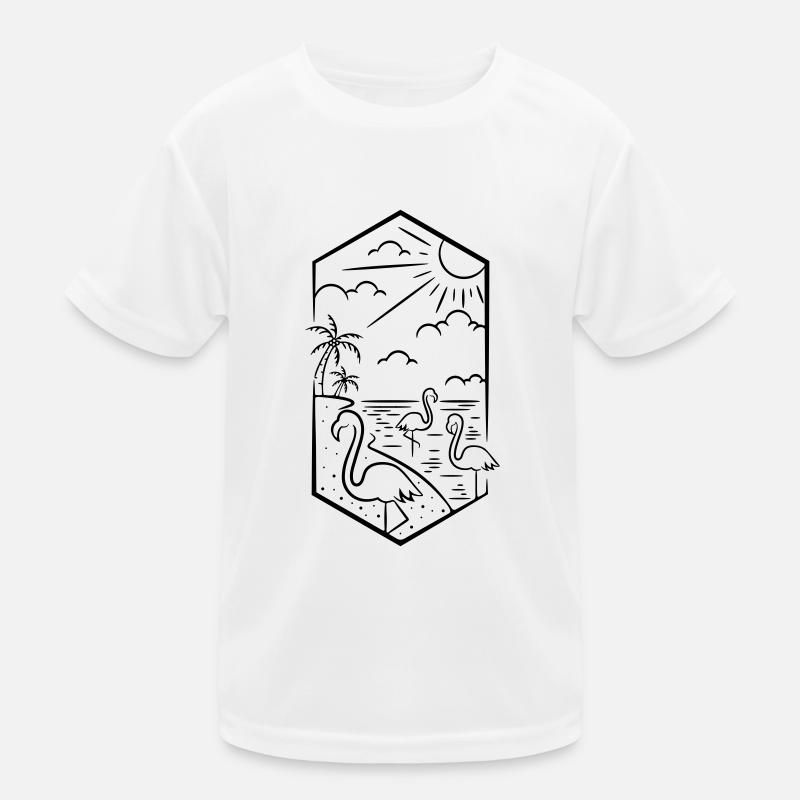 Flamingos Kinder Funktions-T-Shirt