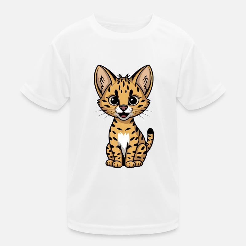 Serval Kinder Funktions-T-Shirt