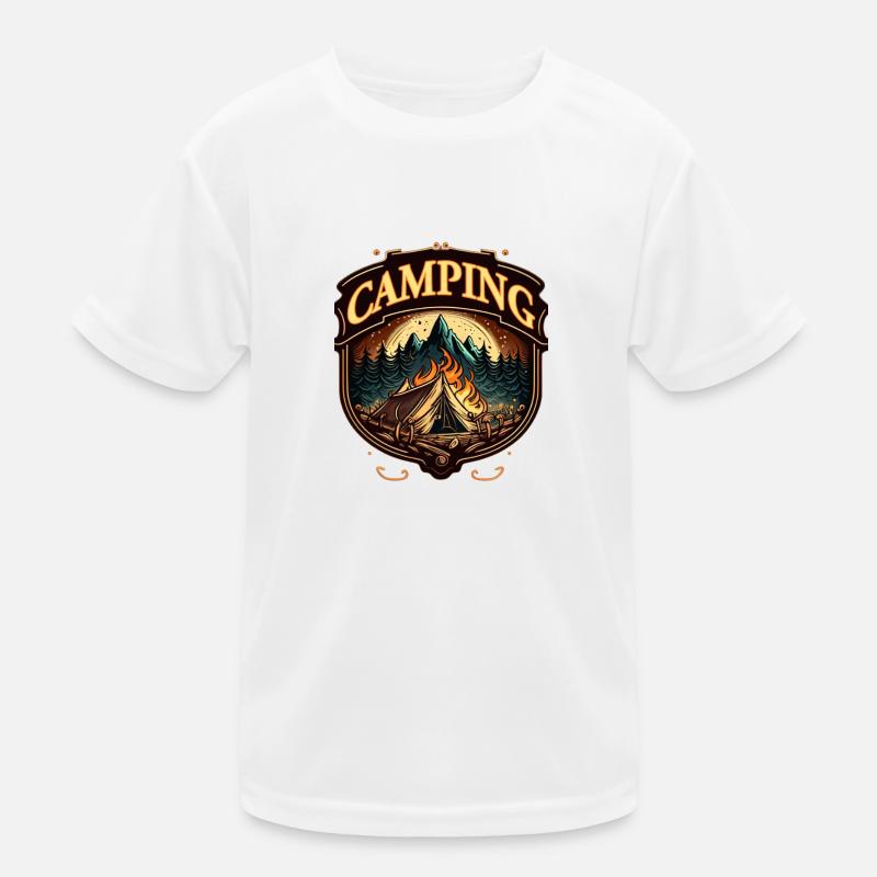 Camping Logo T-shirt sport Enfant
