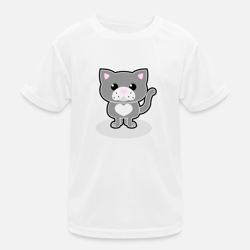 Cute cat Kids Functional T-Shirt