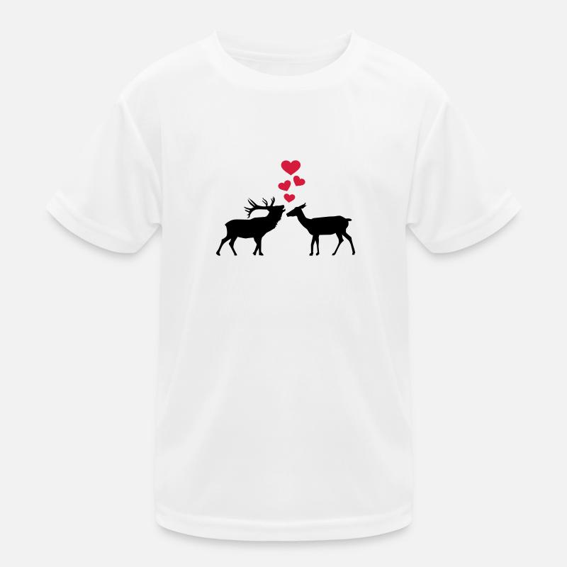 Hirsch Kinder Funktions-T-Shirt
