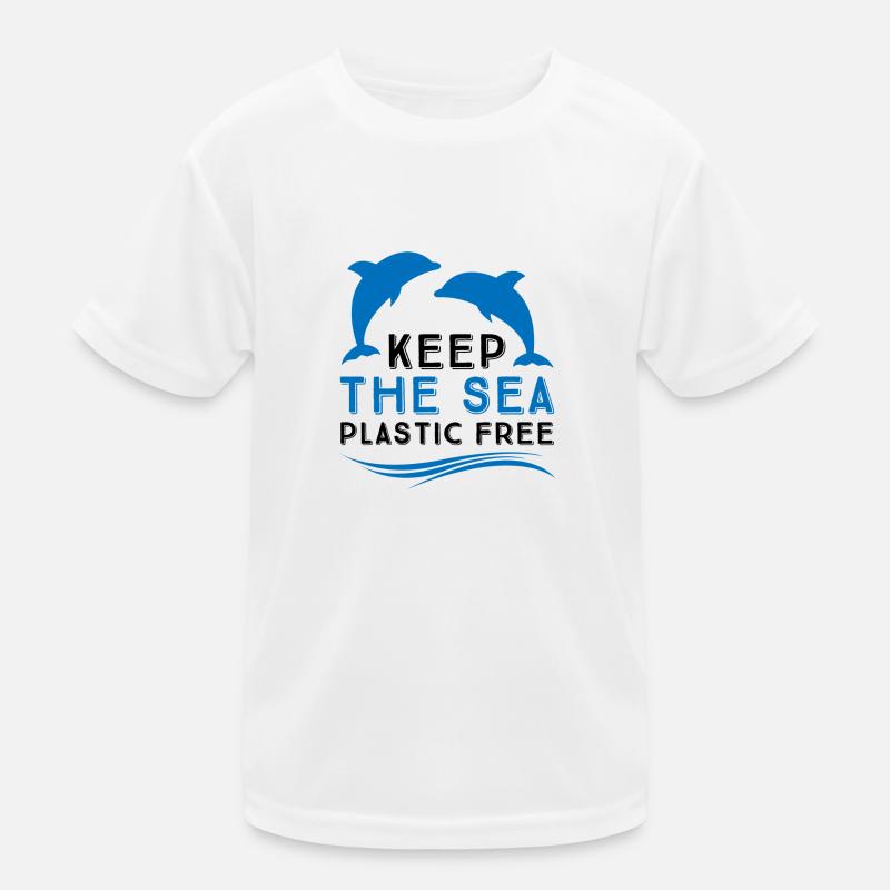 Marine pollution Kids Functional T-Shirt