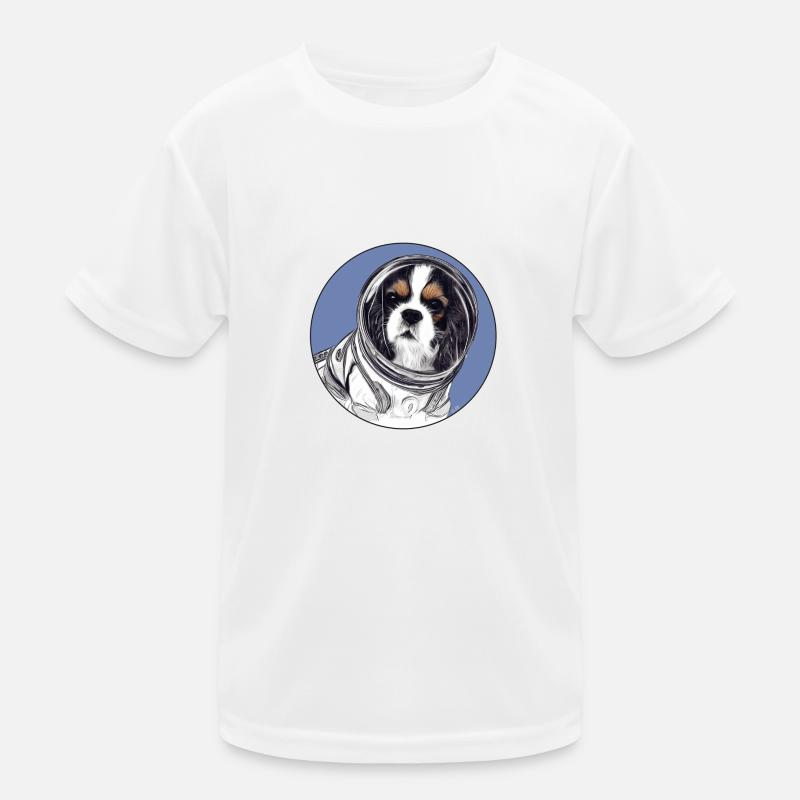 King Charles Cavalier Spaniel dans l’espace T-shirt sport Enfant