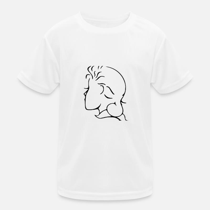 Illusion design Kinder Funktions-T-Shirt