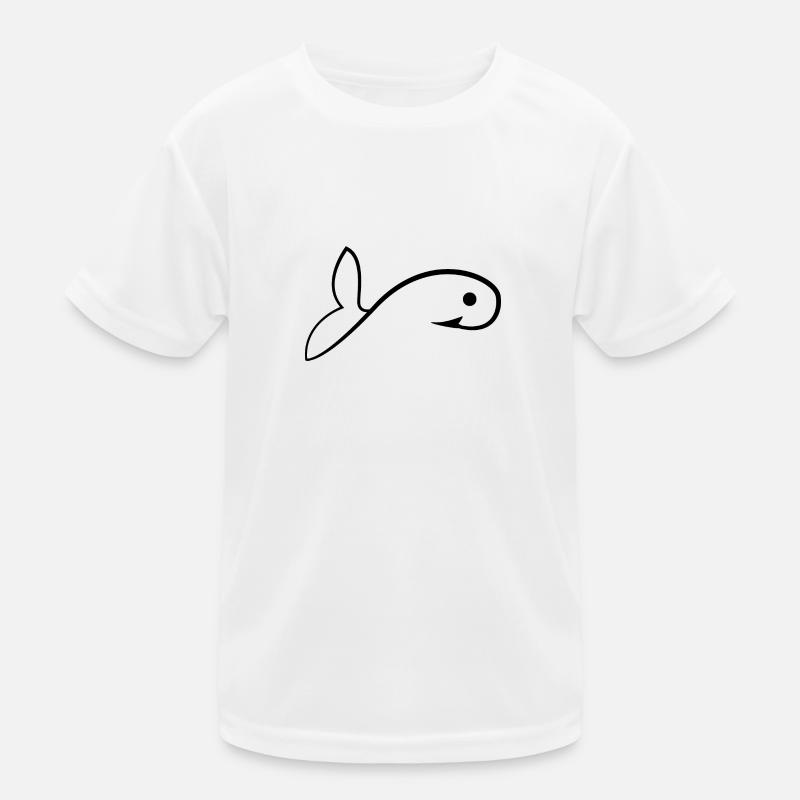 Fisch Kinder Funktions-T-Shirt