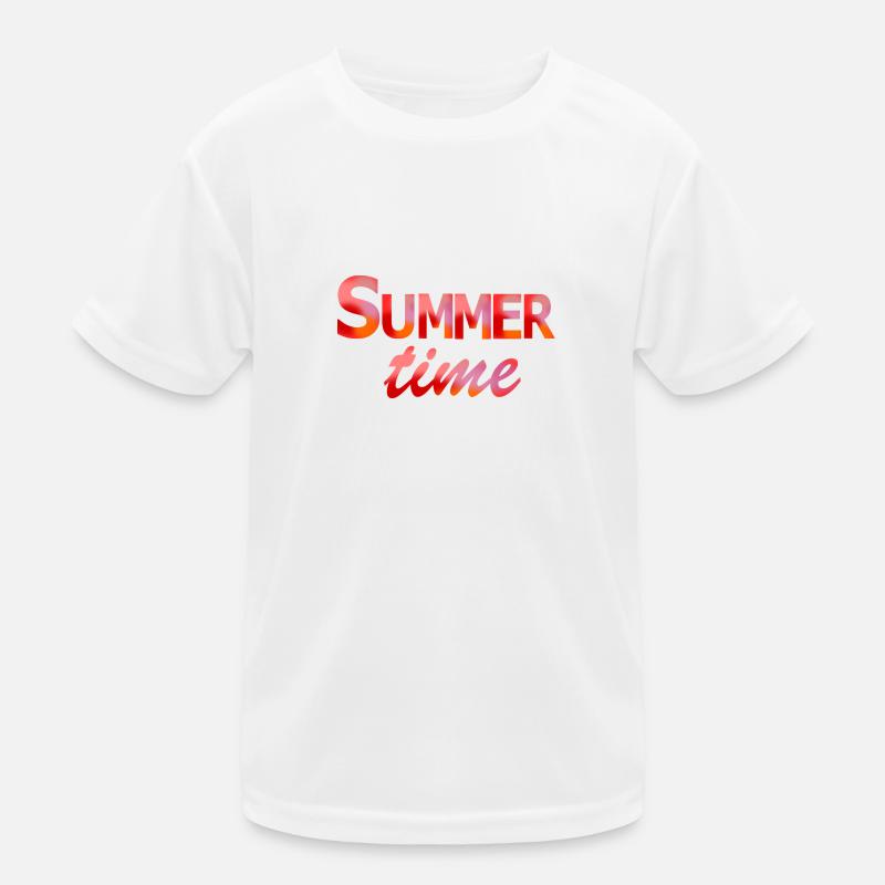 Summer time Kids Functional T-Shirt