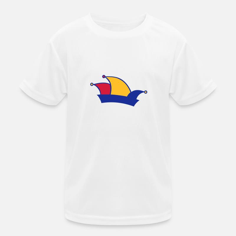 Karneval - Kinder Funktions-T-Shirt - Weiß