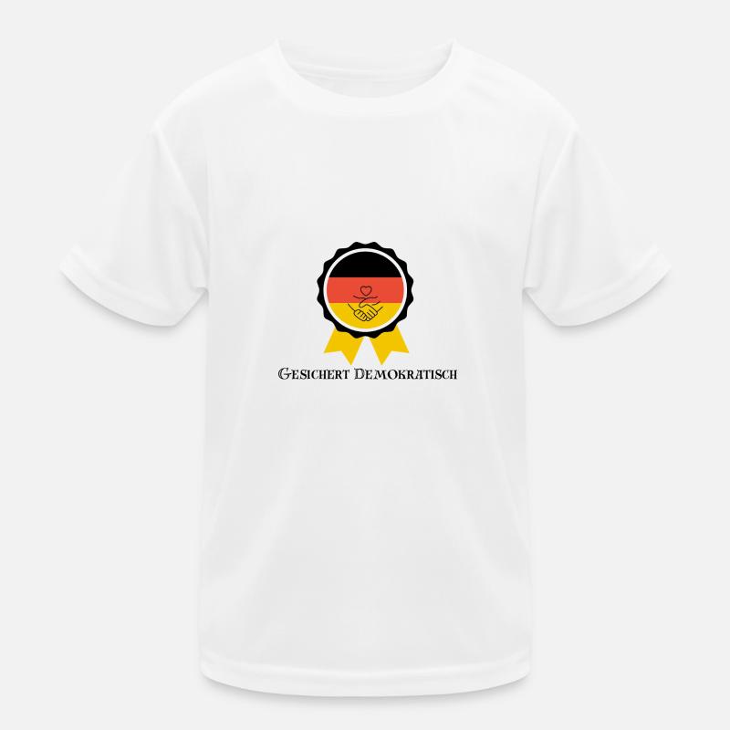 Assured Democratic | Gift Idea | Germany Kids Functional T-Shirt