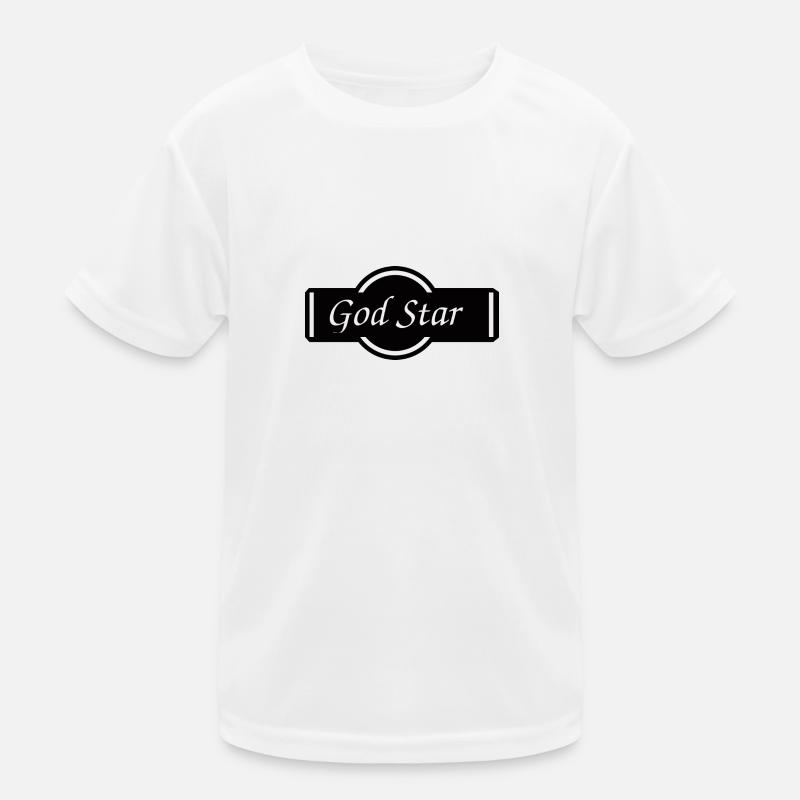 Logo, Design, Text - Kids Functional T-Shirt - white