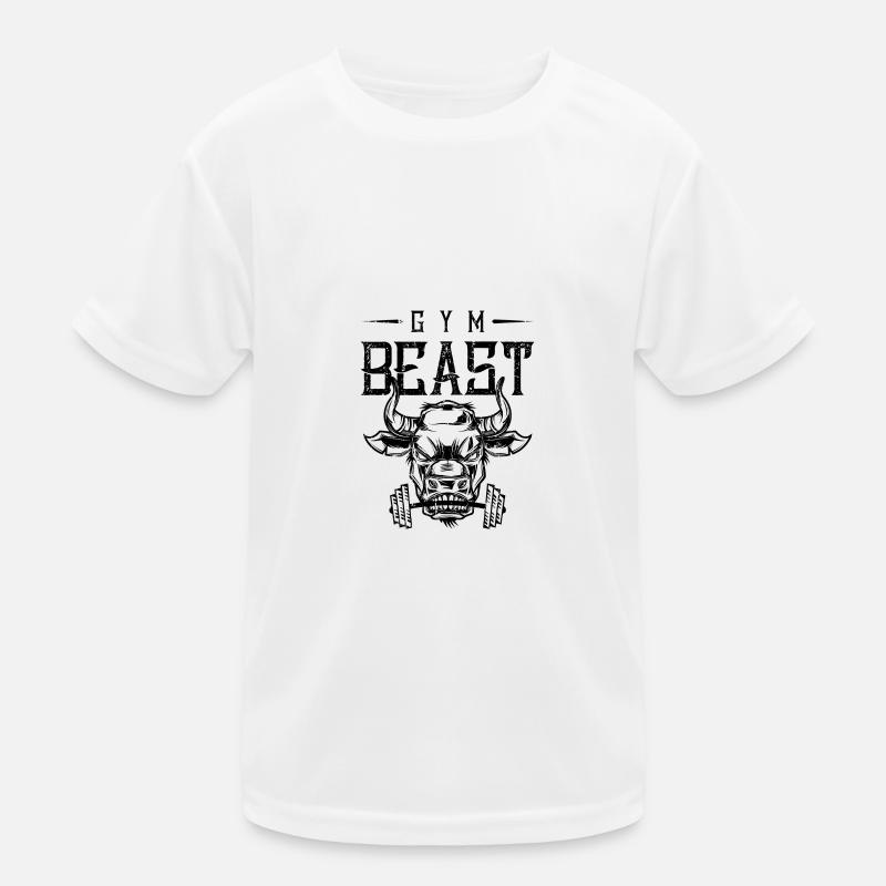 gym beast workout Kinder Funktions-T-Shirt