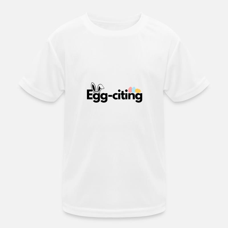 Egg-citing Kids Functional T-Shirt