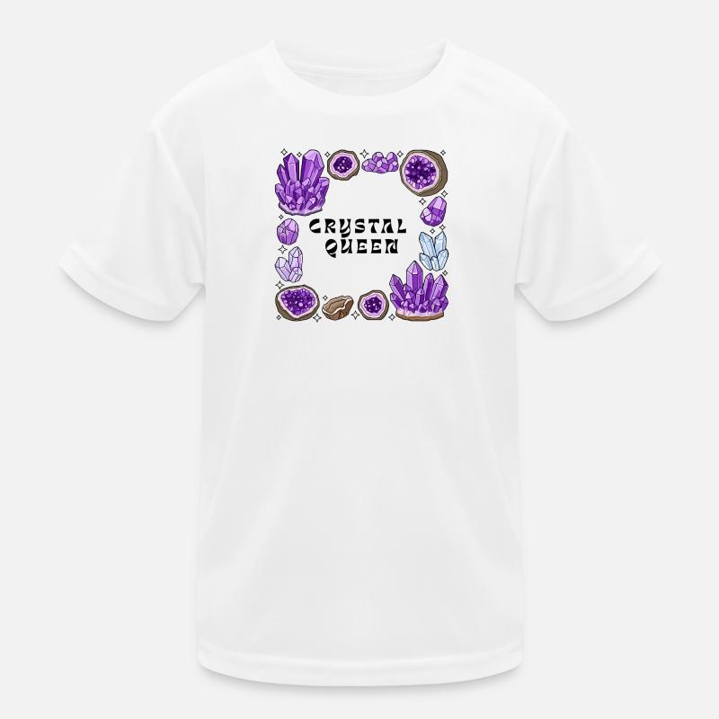 Cercle de la Géode de Cristal Amnéthyste T-shirt sport Enfant