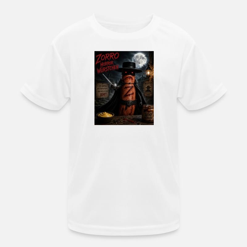 Zorro Horror Würstchen  Kinder Funktions-T-Shirt