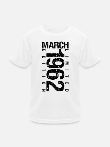 Anniversaire Mars 1962 Mars né en Mars - T-shirt sport Enfant - blanc - Devant