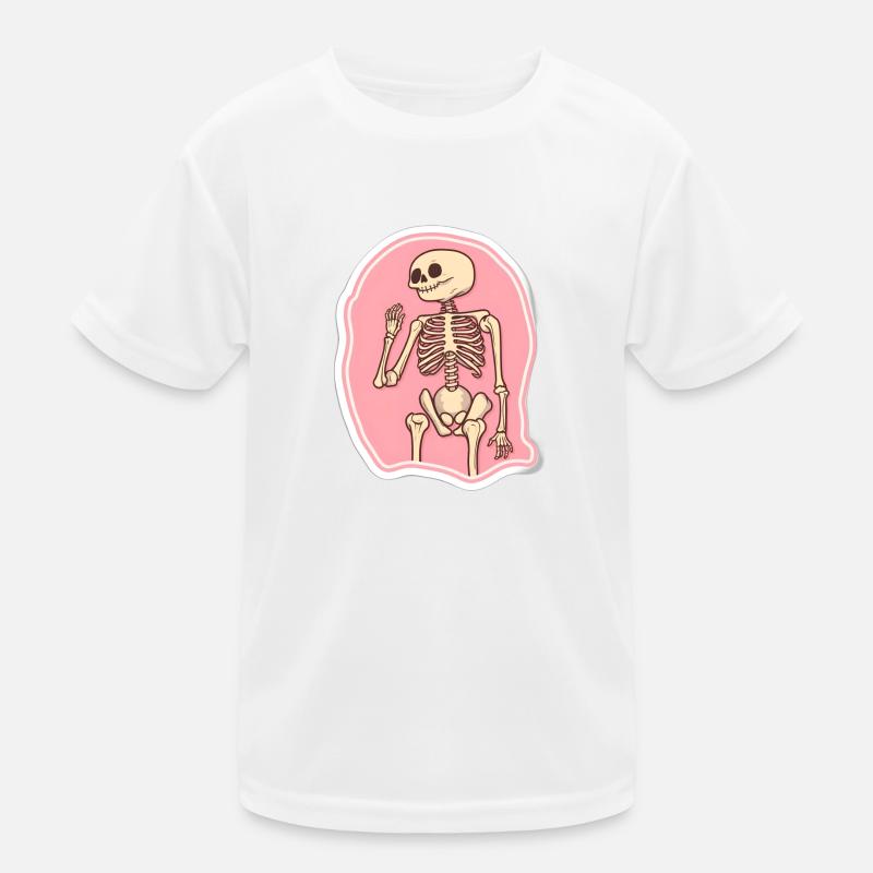 Skeleton Joy Kids Functional T-Shirt