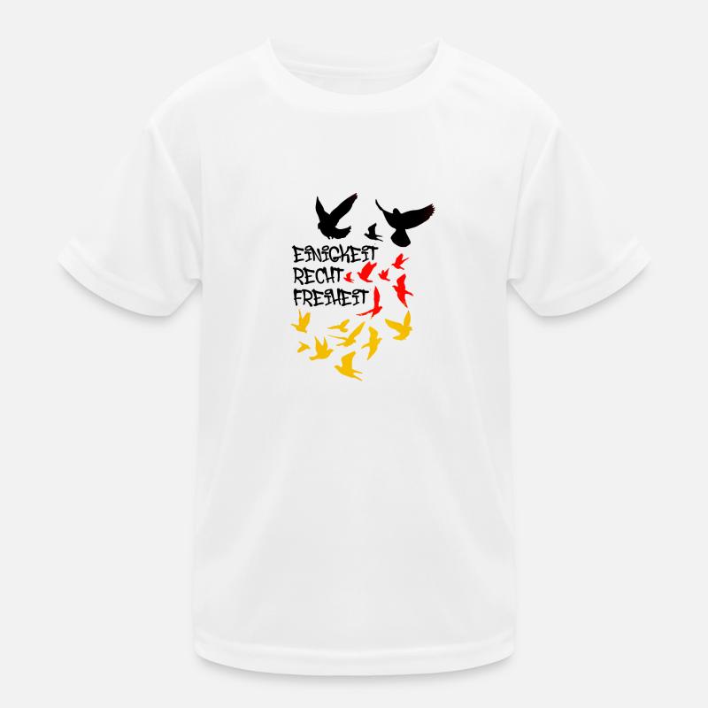 unity, right, freedom, germany, deaf Kids Functional T-Shirt