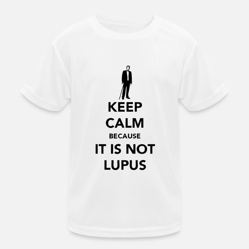 Keep Calm - Not Lupus Maglietta sportiva per bambini