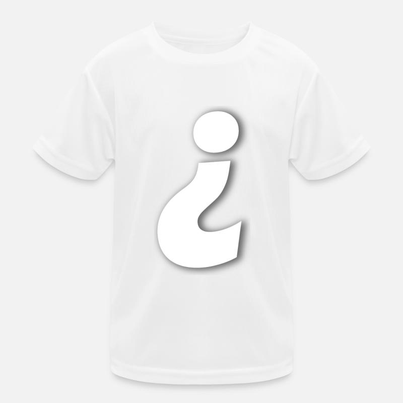 Fragezeichen Andersrum Kinder Funktions-T-Shirt