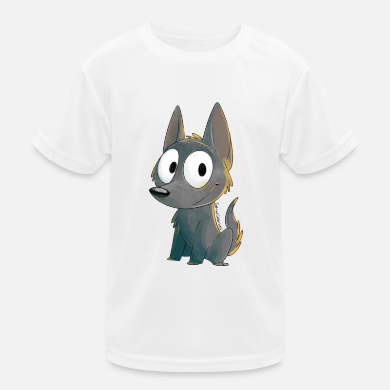 Kelpie Rehkitz Kinder Funktions-T-Shirt