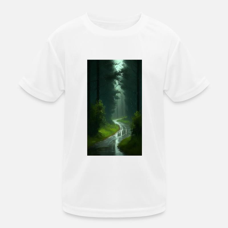 Peaceful forest Kids Functional T-Shirt
