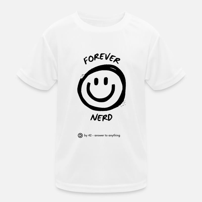 forever Nerd Kinder Funktions-T-Shirt