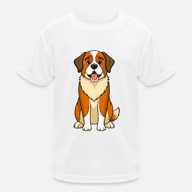 Expression douce Saint Bernard T-shirt sport Enfant