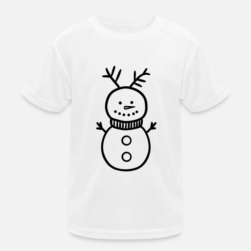 Snowman Kids Functional T-Shirt