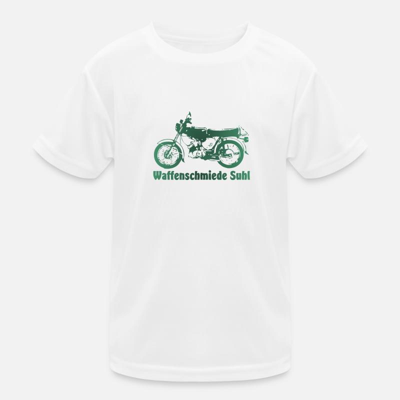 Simson S51 Waffenschmiede Suhl Kinder Funktions-T-Shirt