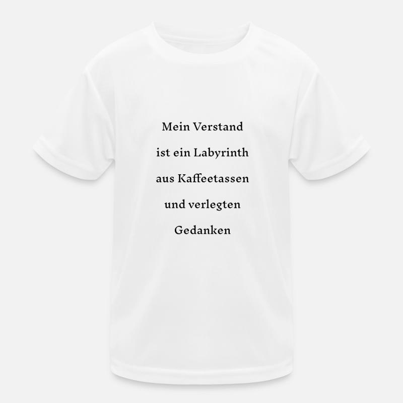 Gedankensprüche Kinder Funktions-T-Shirt