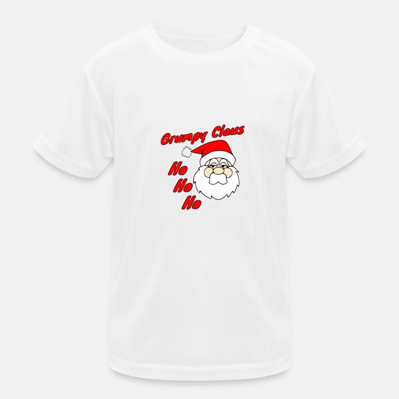 Grumpy Claus HoHoHo Kinder Funktions-T-Shirt