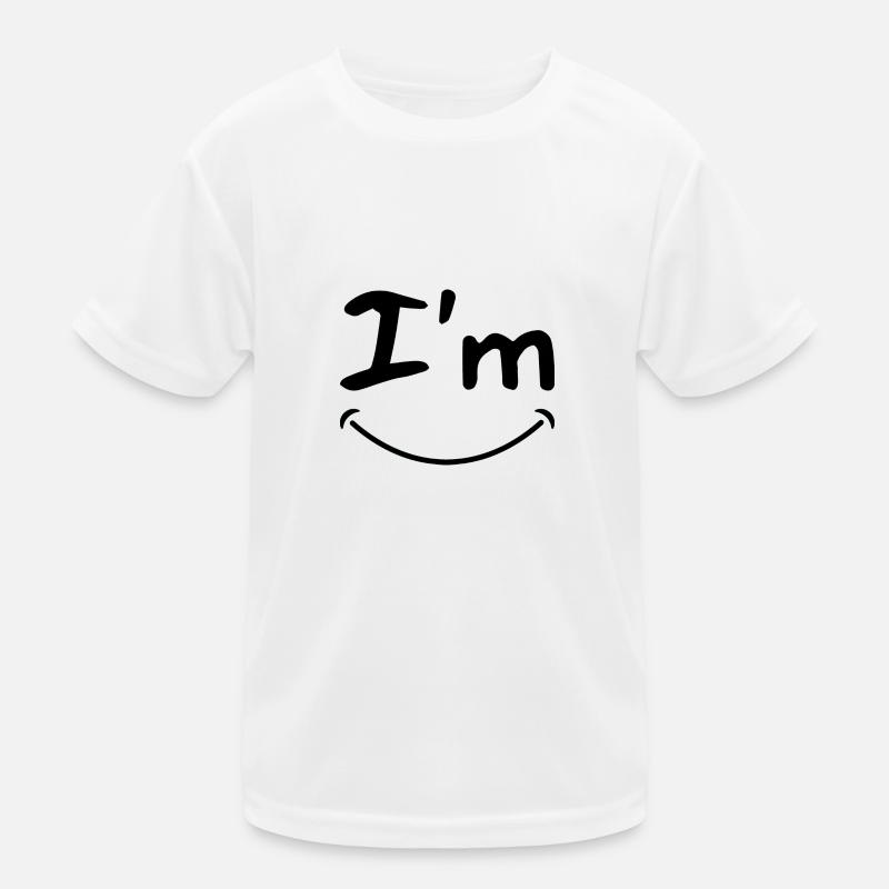 Ich - Kinder Funktions-T-Shirt - Weiß