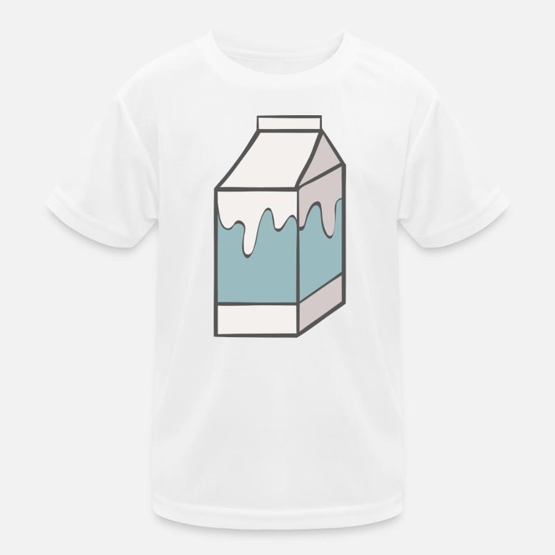 Milch Kinder Funktions-T-Shirt