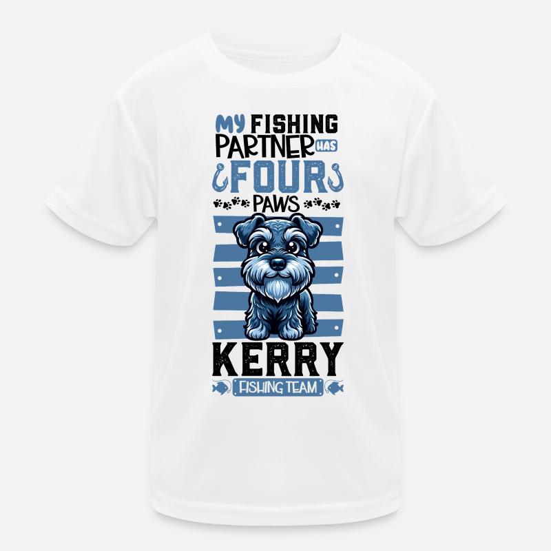 Pêche et Kerry Blue Terrier T-shirt sport Enfant
